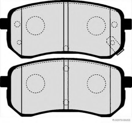 set placute frana,frana disc 2