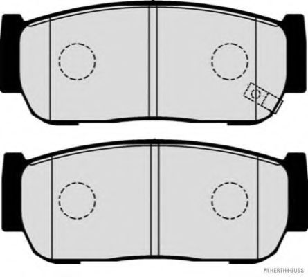 set placute frana,frana disc 2