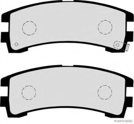 set placute frana,frana disc 2