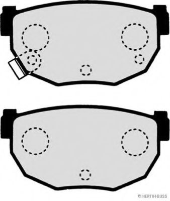 set placute frana,frana disc 2
