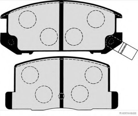 set placute frana,frana disc 2