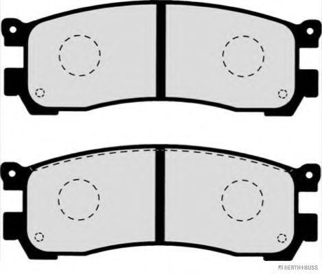 set placute frana,frana disc 2