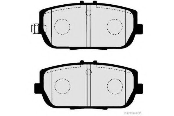 set placute frana,frana disc 2