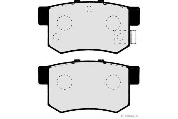 set placute frana,frana disc 2
