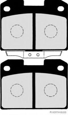set placute frana,frana disc 2