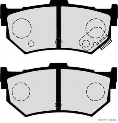 set placute frana,frana disc 2