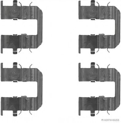 Set accesorii, placute frana