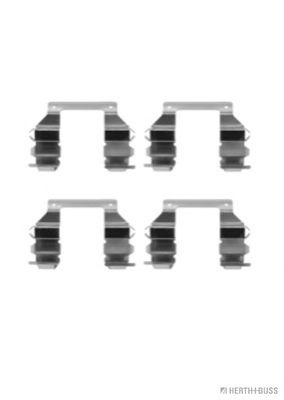 J3665003 Set accesorii, placute frana HERTH+BUSS JAKOPARTS 
