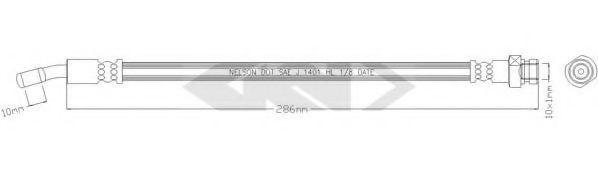 340498 Furtun frana SPIDAN 