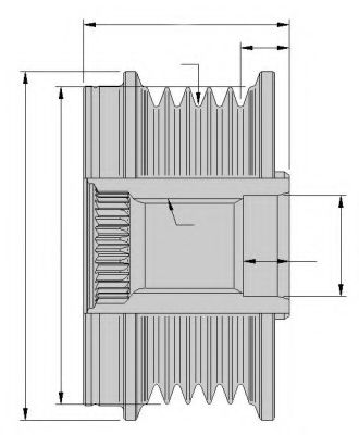 Sistem roata libera, generator 2