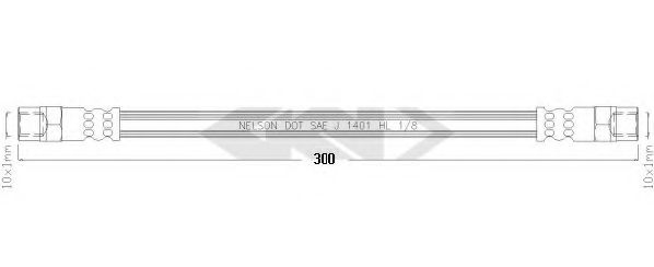 340516 Furtun ambreiaj SPIDAN 