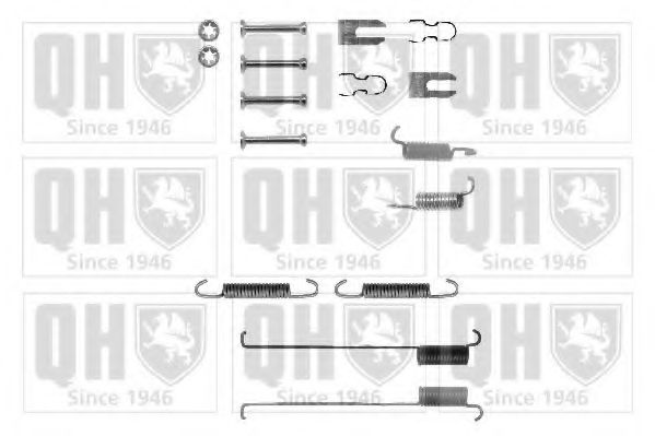 BFK320 Set accesorii, sabot de frana QUINTON HAZELL 