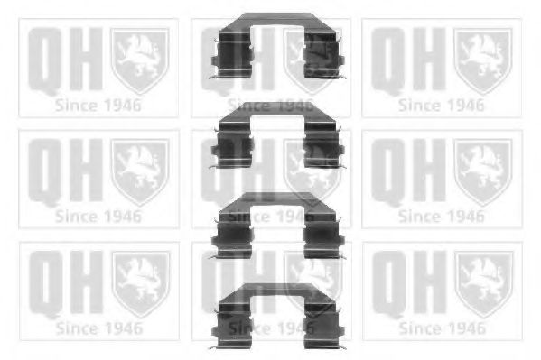 Set accesorii, placute frana
