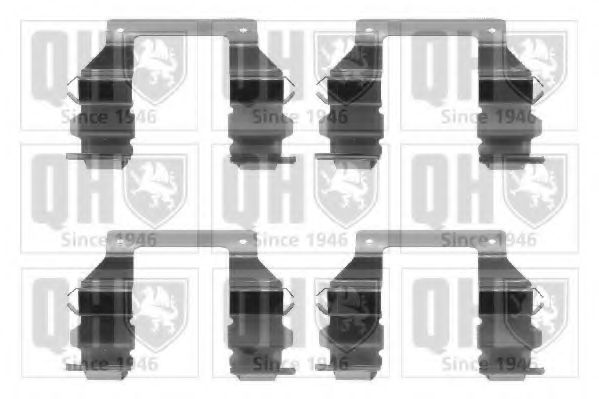 BFK716 Set accesorii, placute frana QUINTON HAZELL 