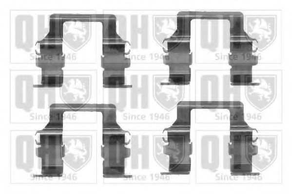 Set accesorii, placute frana