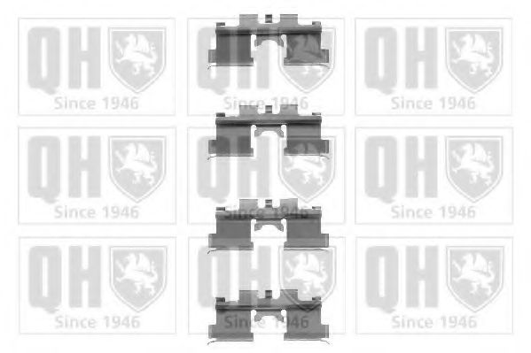 Set accesorii, placute frana