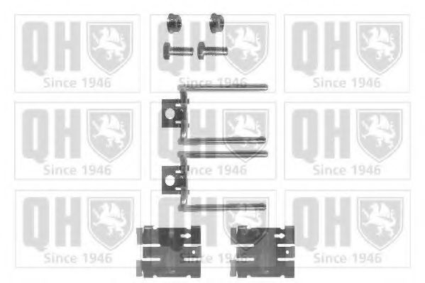 Set accesorii, placute frana