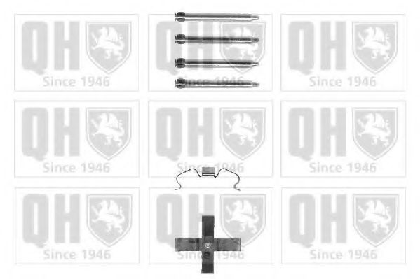 BFK840 Set accesorii, placute frana QUINTON HAZELL 