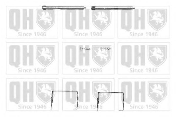 Set accesorii, placute frana