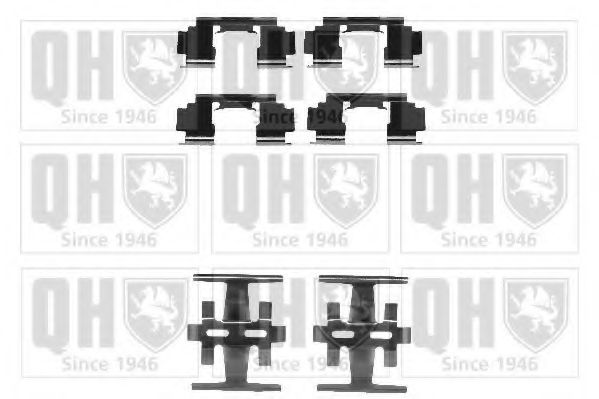 Set accesorii, placute frana