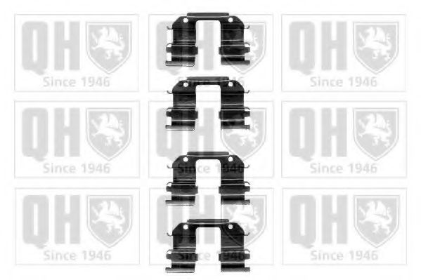 BFK912 Set accesorii, placute frana QUINTON HAZELL 
