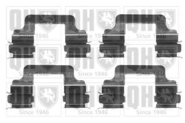 BFK931 Set accesorii, placute frana QUINTON HAZELL 