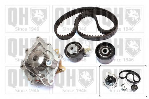 QBPK7630 Set pompa apa + curea dintata QUINTON HAZELL 