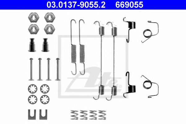 Set accesorii, sabot de frana