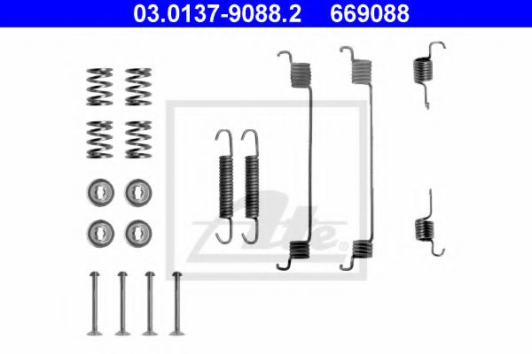 03.0137-9088.2 Set accesorii, sabot de frana ATE 