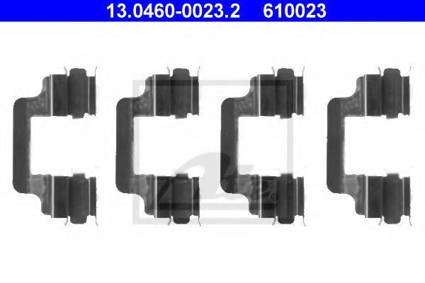 Set accesorii, placute frana