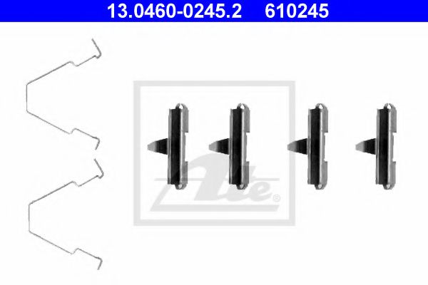 Set accesorii, placute frana
