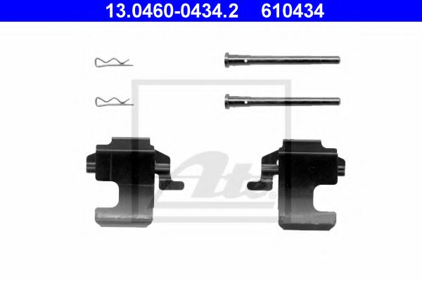 Set accesorii, placute frana