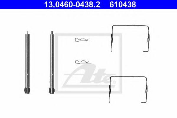 Set accesorii, placute frana