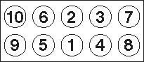 22-29013B Set surub, chiulasa GOETZE 