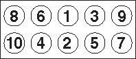 22-71018B Set surub, chiulasa GOETZE 