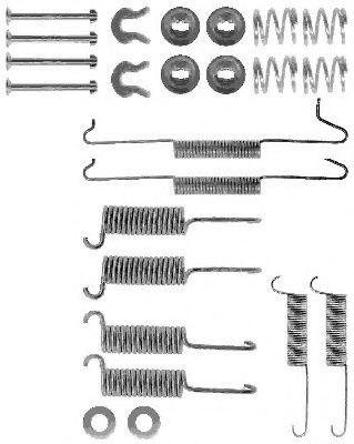 Set accesorii, sabot de frana