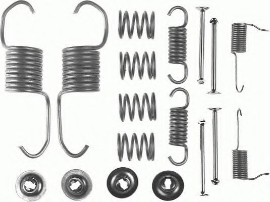 FBA185 Set accesorii, sabot de frana FERODO 
