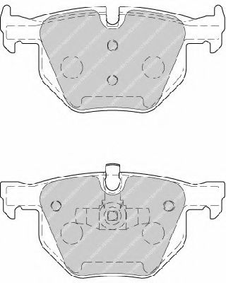 set placute frana,frana disc 2