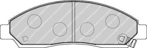 set placute frana,frana disc 2