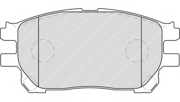 set placute frana,frana disc 2
