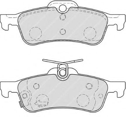 set placute frana,frana disc 2
