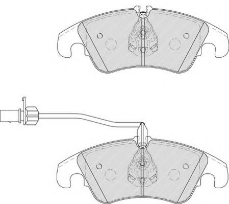 set placute frana,frana disc 2