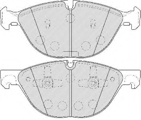 set placute frana,frana disc 2