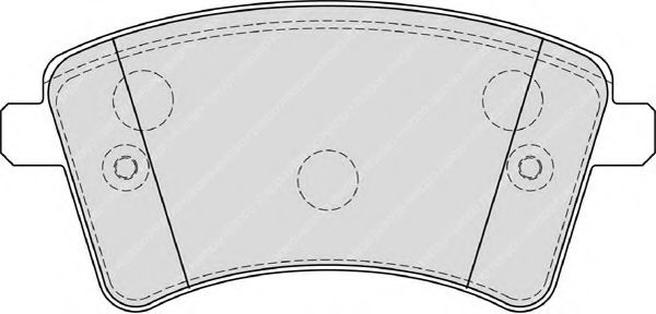 set placute frana,frana disc 2