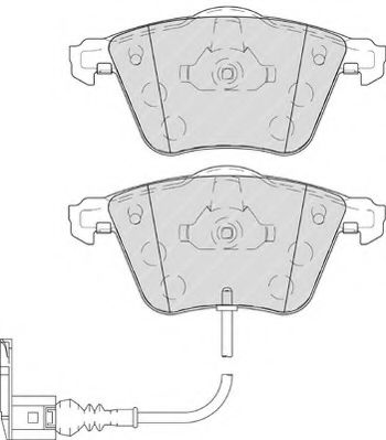 set placute frana,frana disc 2
