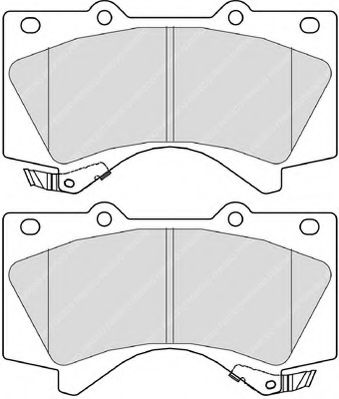 set placute frana,frana disc 2