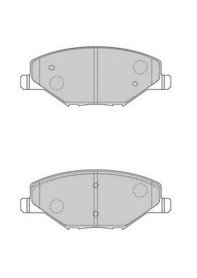 set placute frana,frana disc 2