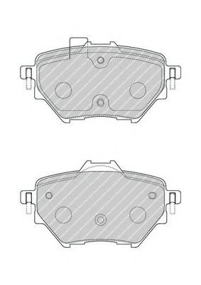 set placute frana,frana disc 2