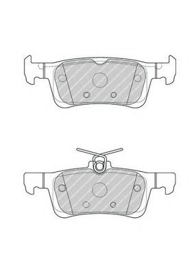 set placute frana,frana disc 2