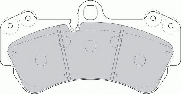 set placute frana,frana disc 2